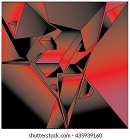Abstract triangles background pattern illustration