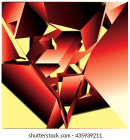 Abstract triangles background pattern illustration