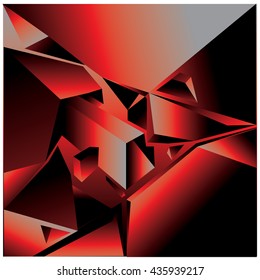 Abstract triangles background pattern illustration