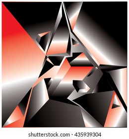Abstract triangles background pattern illustration