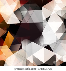 Abstract triangles background vector