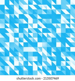 Abstract triangles background vector