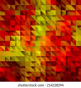 Abstract triangles background vector