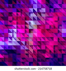 Abstract triangles background vector