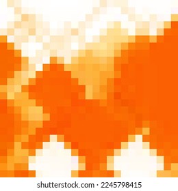 Abstract triangles background, vector design. Orange color.