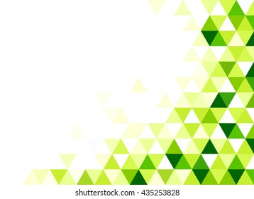 Abstract triangles blue grid mosaic background