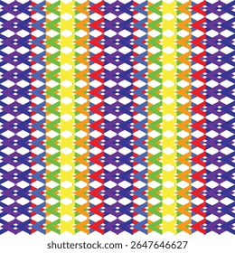 Abstract Triangles Color Pattern Seemless