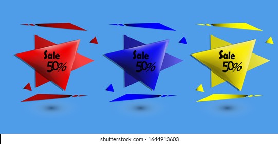 Abstract triangles colorful abstract backgrounds are suitable for sales backgrounds