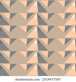 Triángulos Abstractas en tonos tierra