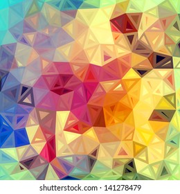 Abstract triangles geometry vintage vector background