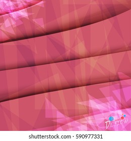 Abstract triangles illustration with colorful vector background EPS 10...
