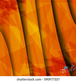 Abstract triangles illustration with colorful vector background EPS 10...