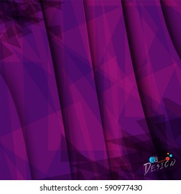 Abstract triangles illustration with colorful vector background EPS 10...