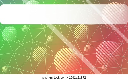 Abstract triangles, line, circle, space for text template. Decorative design for your idea. Vector illustration