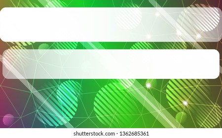 Abstract triangles, line, circle, space for text template. Decorative design for your idea. Vector illustration
