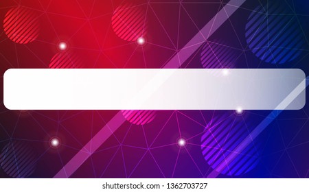 Abstract triangles, line, circle, space for text template. Decorative design for your idea. Vector illustration