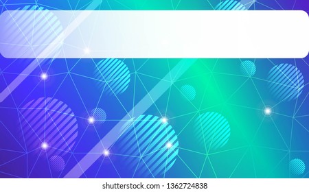 Abstract triangles, line, circle, space for text template. Decorative design for your idea. Vector illustration