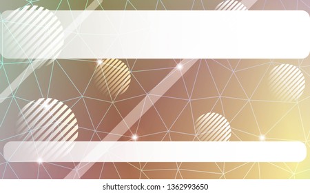 Abstract triangles, line, circle, space for text template. Decorative design for your idea. Vector illustration