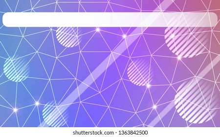 Abstract triangles, line, circle, space for text template. Decorative design for your idea. Vector illustration