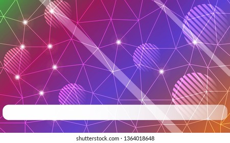 Abstract triangles, line, circle, space for text template. Decorative design for your idea. Vector illustration