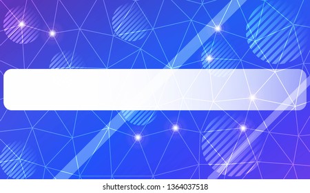 Abstract triangles, line, circle, space for text template. Decorative design for your idea. Vector illustration