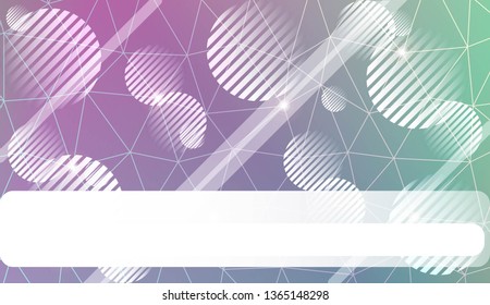 Abstract triangles, line, circle, space for text template. Decorative design for your idea. Vector illustration
