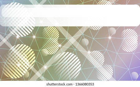 Abstract triangles, line, circle, space for text template. Decorative design for your idea. Vector illustration