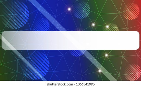 Abstract triangles, line, circle, space for text template. Decorative design for your idea. Vector illustration