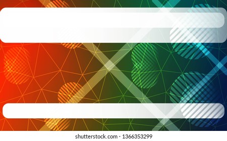 Abstract triangles, line, circle, space for text template. Decorative design for your idea. Vector illustration