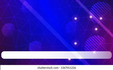 Abstract triangles, line, circle, space for text template. Decorative design for your idea. Vector illustration