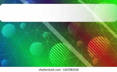 Abstract triangles, line, circle, space for text template. Decorative design for your idea. Vector illustration