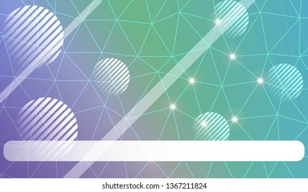 Abstract triangles, line, circle, space for text template. Decorative design for your idea. Vector illustration