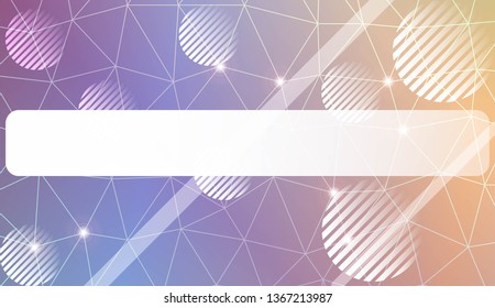 Abstract triangles, line, circle, space for text template. Decorative design for your idea. Vector illustration
