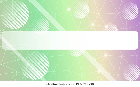 Abstract triangles, line, circle, space for text template. Decorative design for your idea. Vector illustration