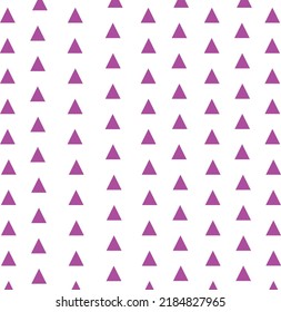 triángulos abstractos alineados con un patrón de tejido triangular púrpura
