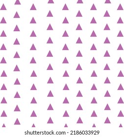 abstract triangles lined up purple small triangle fabric pattern