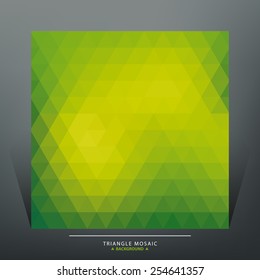 Abstract triangles mosaic, design pattern background