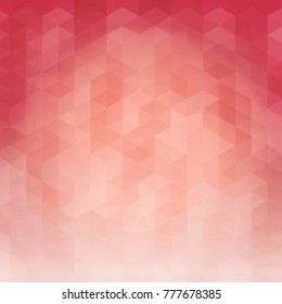 Abstract triangles mosaic template background.