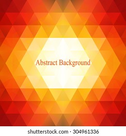Abstract triangles pattern background. Colorful mosaic. Can be used for cover book, brochure, magazine, flyer, booklet, web design. Vector Illustration