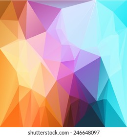 Abstract triangles pattern background - eps10 vector