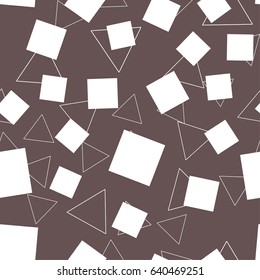 abstract triangles and rectangle seamless background