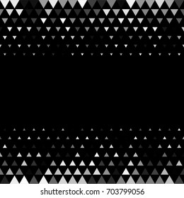 Abstract triangles seamless pattern vector template