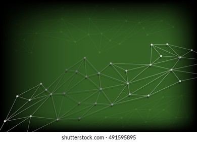 Abstract triangles space low poly background