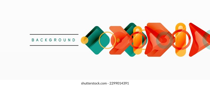 Triángulos abstractos y fondo geométrico cuadrado mínimo