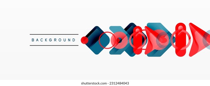 Abstrakte Dreiecke und quadratischer minimaler geometrischer Hintergrund