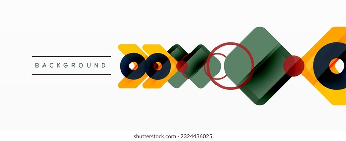 Triángulos abstractos y fondo geométrico cuadrado mínimo