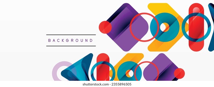 Abstrakte Dreiecke und quadratischer minimaler geometrischer Hintergrund