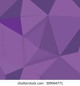 Abstract triangles vector background.