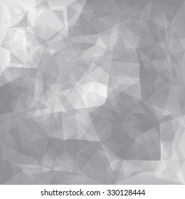 Abstract triangles vector background.