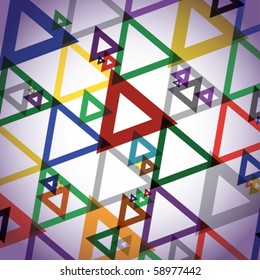 Abstract triangles vector background